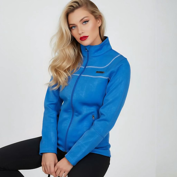 Under Armour Small Blue Full Zip Athletic Fleece Lined Jacket - Picture 1 of 11